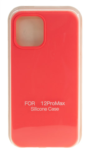 

Hакладка Silicone Cover для iPhone 12 Pro Max, коралловый (24), Красный