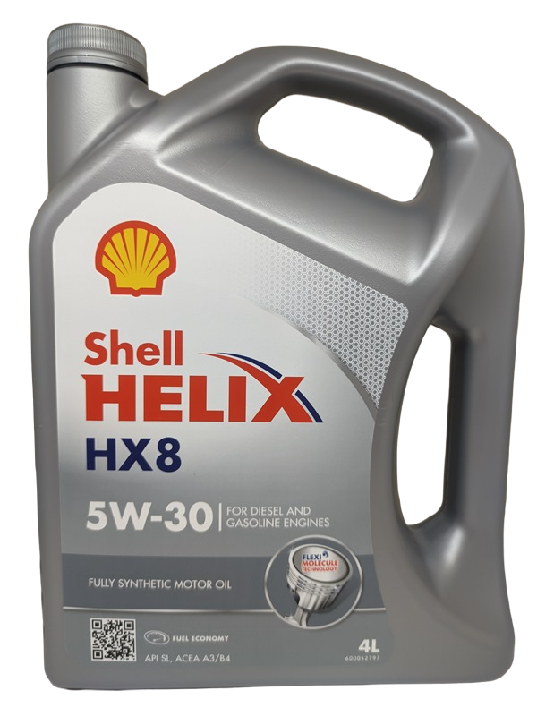 

Масло моторное Shell Helix HX8 5w30 SL, синтетическое, 4 л