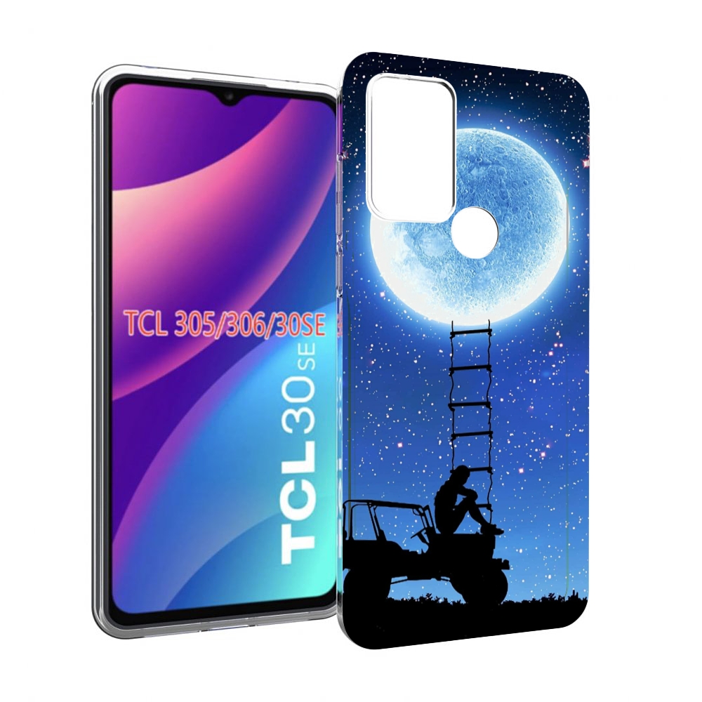 

Чехол MyPads Машина-на-лун для TCL 30SE/305/306/30E, Tocco