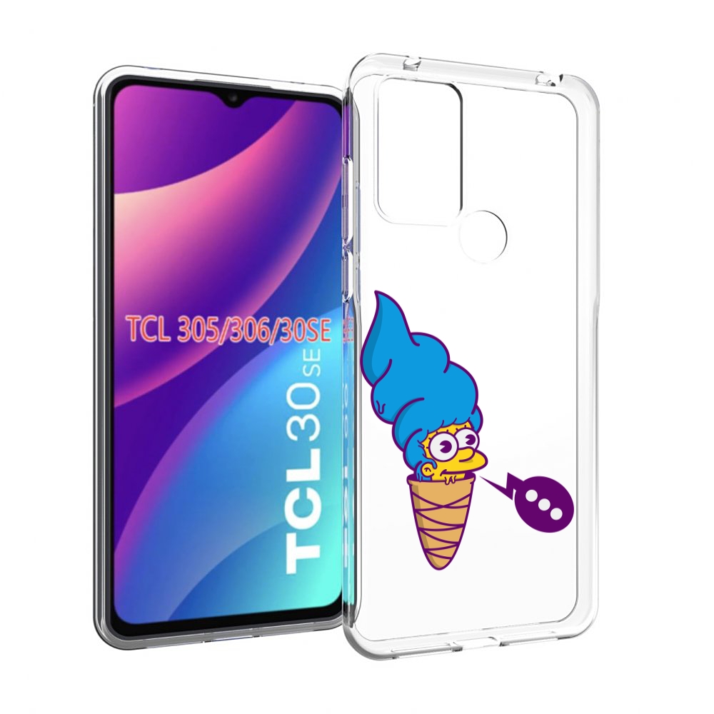 

Чехол MyPads Мардж-рожок для TCL 30SE/305/306/30E, Tocco