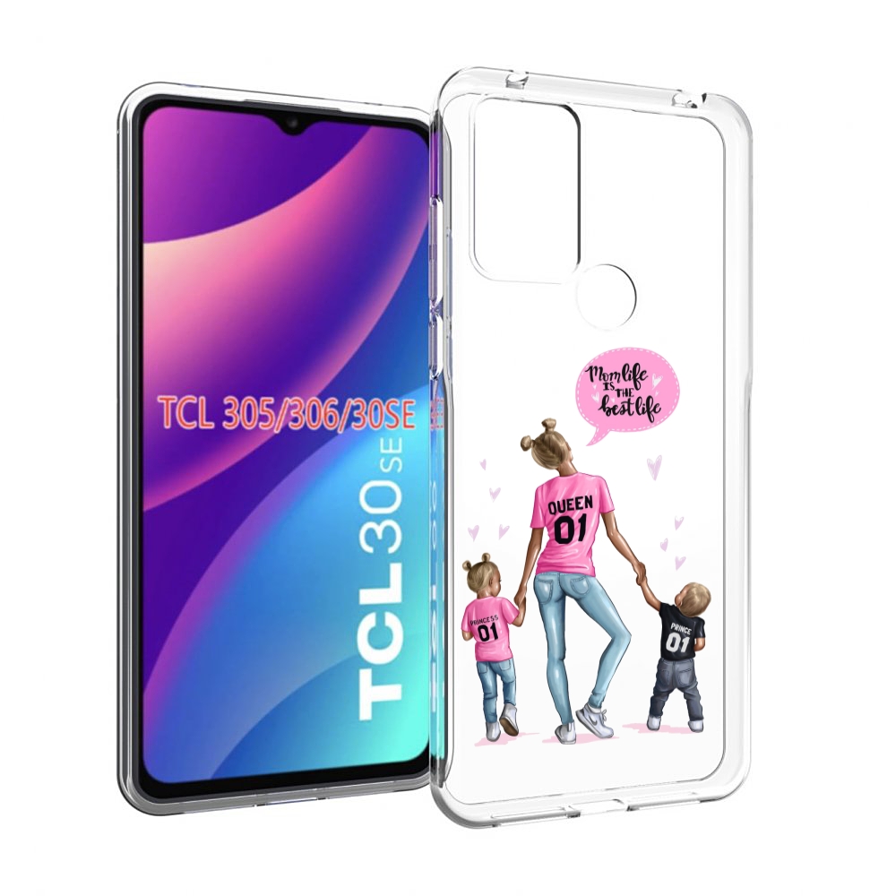 

Чехол MyPads Мама-королева женский для TCL 30SE/305/306/30E, Tocco