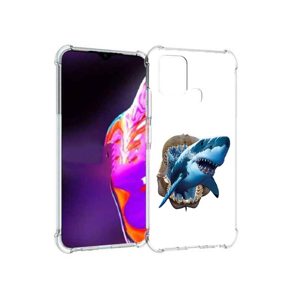 

Чехол MyPads Tocco для Infinix Hot 10s челюсти, Прозрачный, Tocco