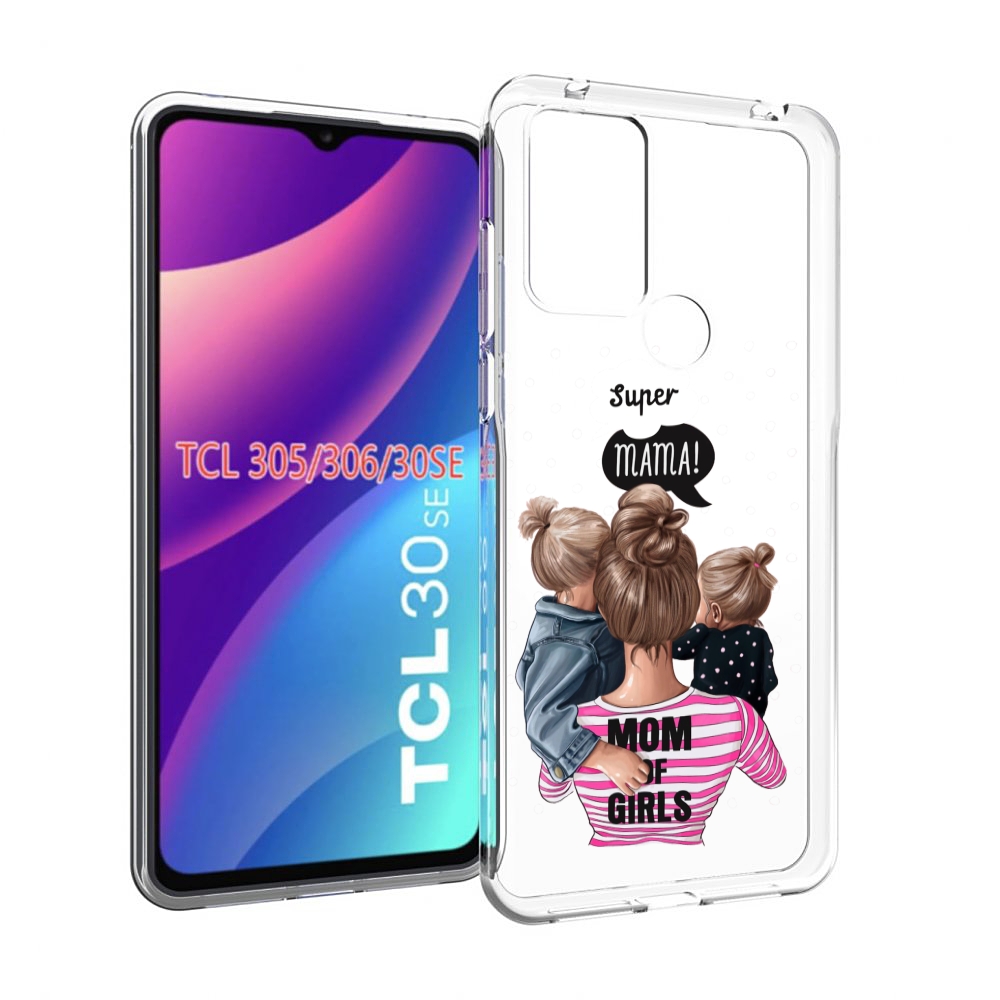 

Чехол MyPads Мама-девочек женский для TCL 30SE/305/306/30E, Tocco