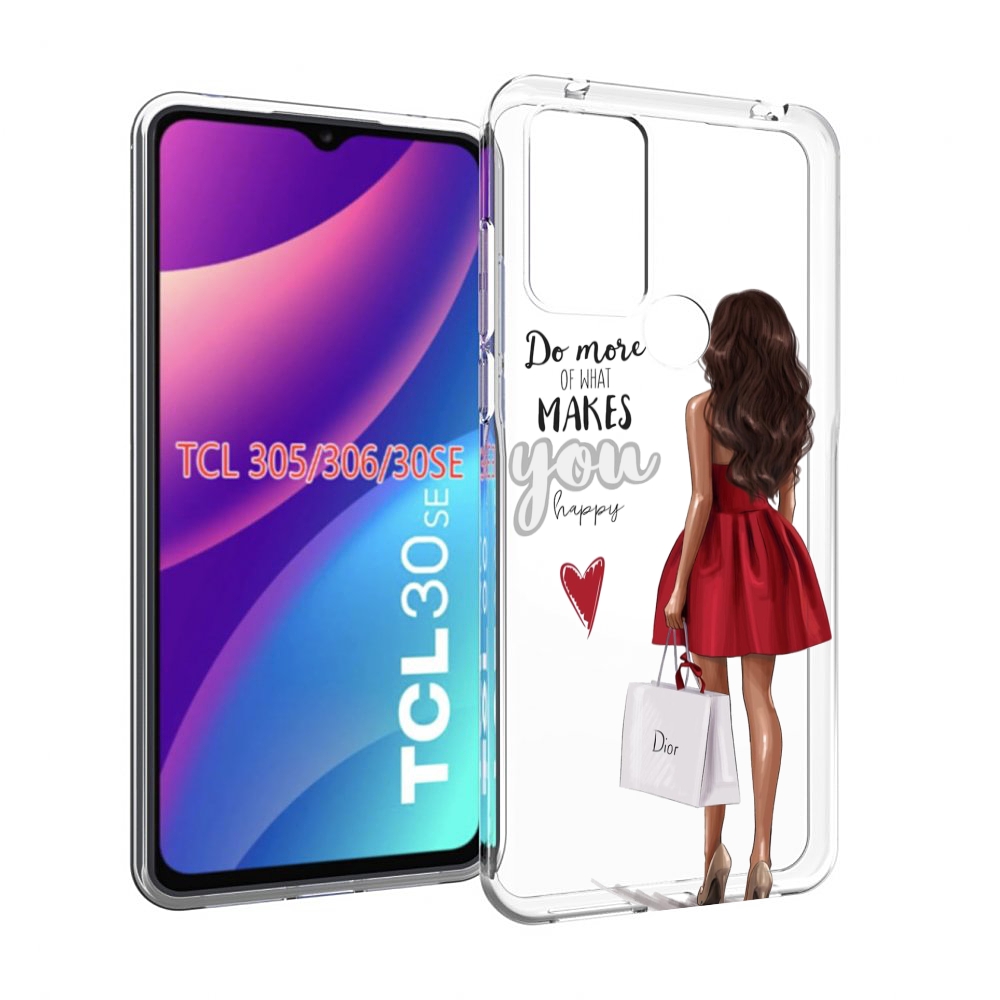 

Чехол MyPads Маленькие-радости женский для TCL 30SE/305/306/30E, Tocco