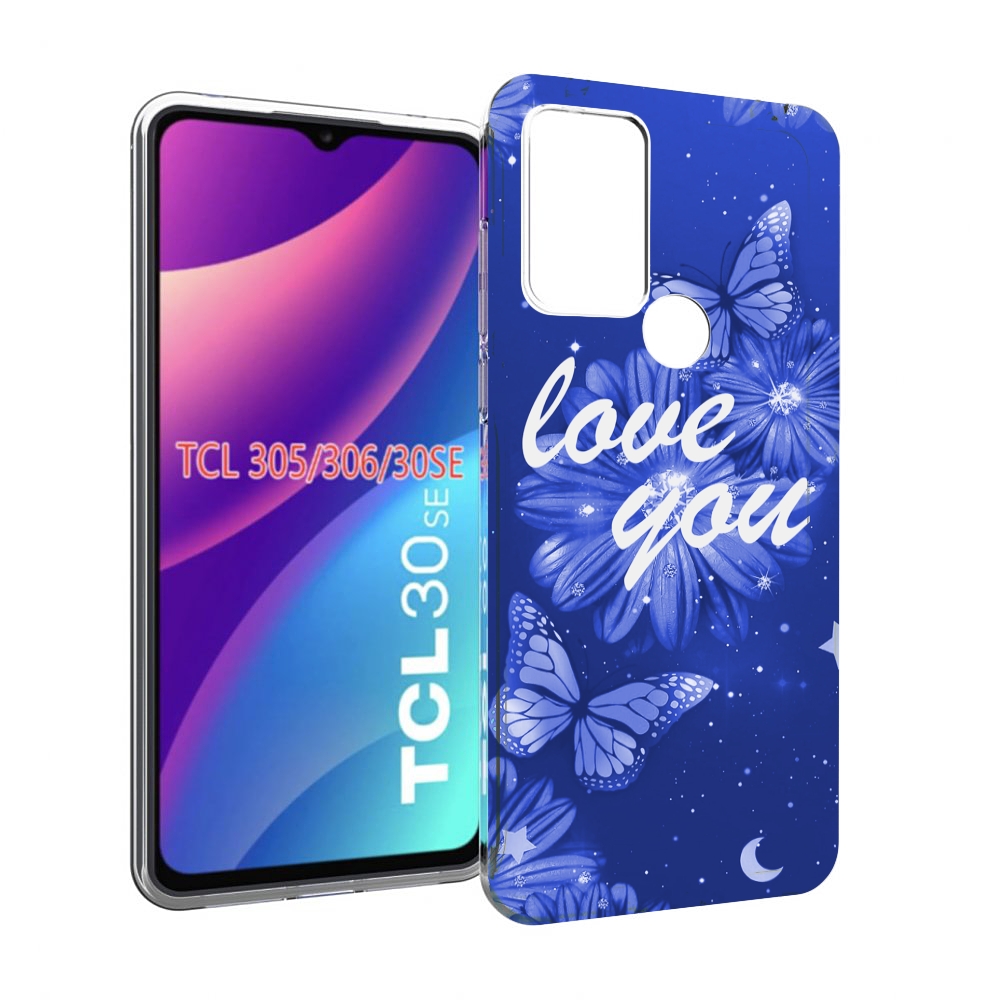 

Чехол MyPads Люблю-тебя-с-бабочками для TCL 30SE/305/306/30E, Tocco