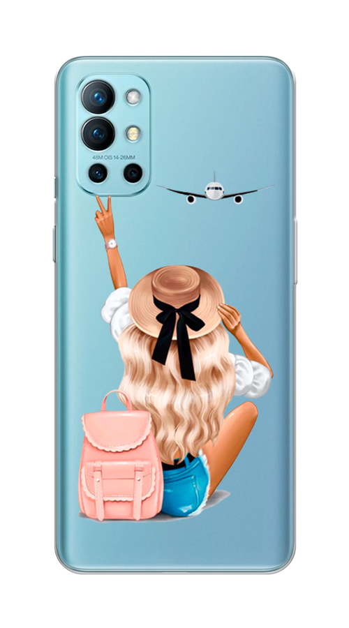 

Чехол Awog на OnePlus 9R / ВанПлас 9R "Автостопом самолетом", Бежевый;розовый;голубой, 151650-7