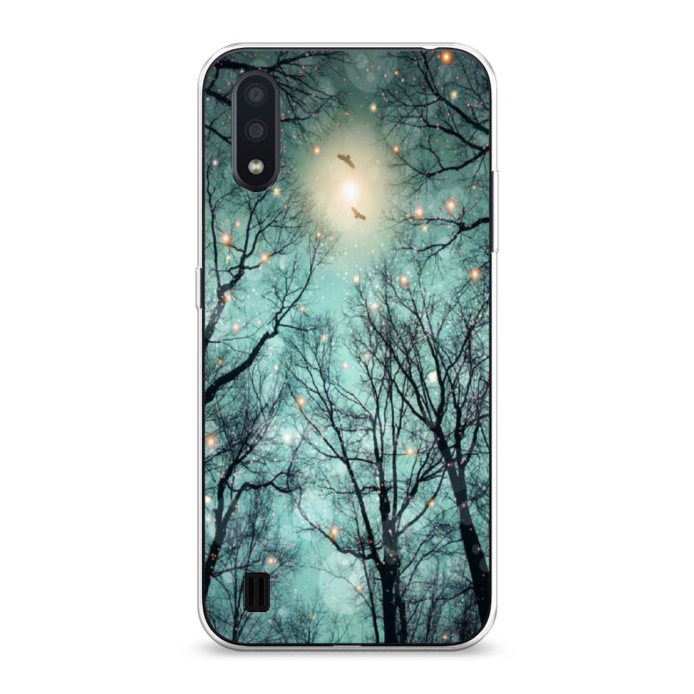

Чехол Awog на Samsung Galaxy A01 "Лес в сумерках", 29550-4
