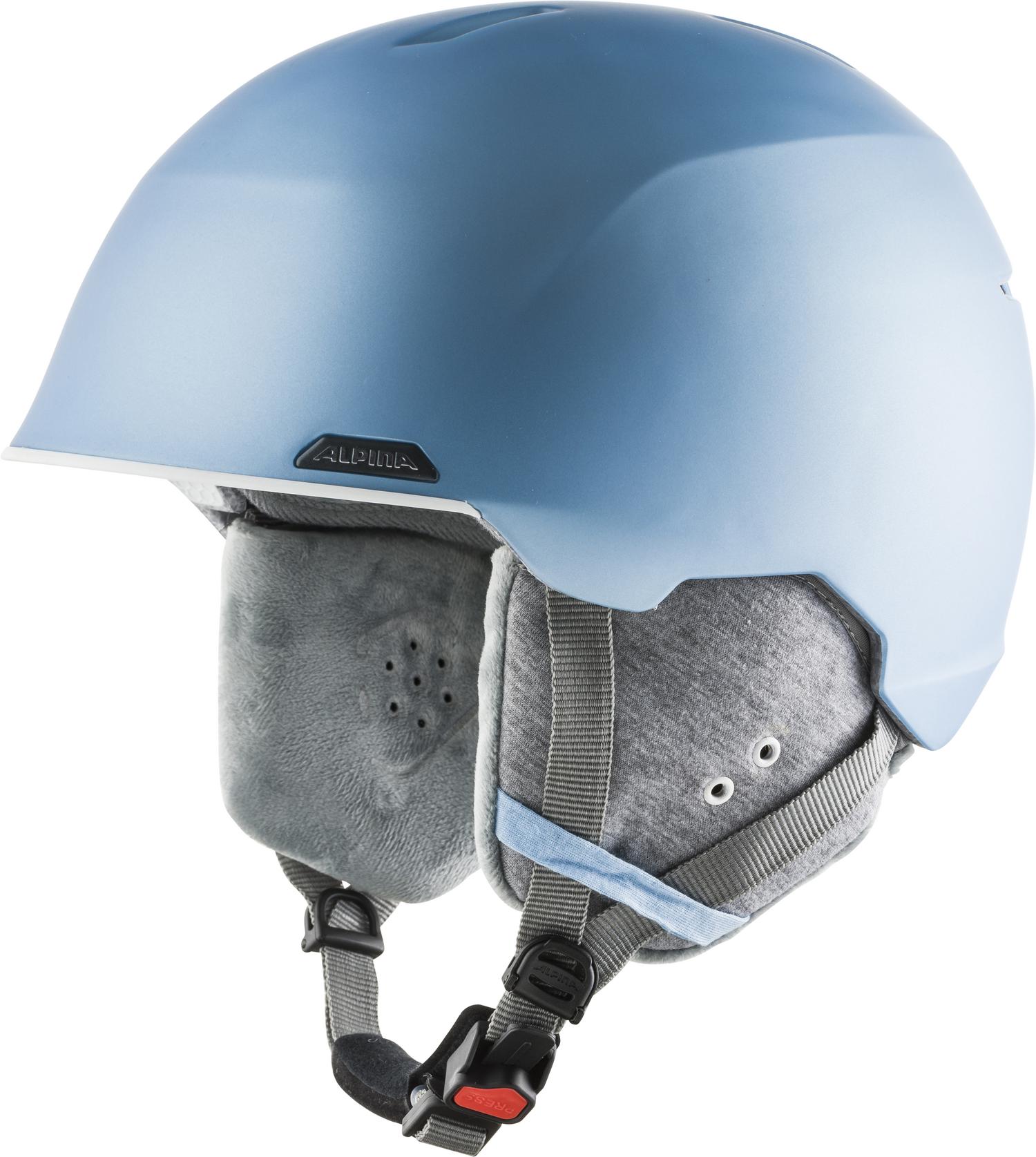 фото Горнолыжный шлем alpina albona 2021, sky blue/white matt, s/xs