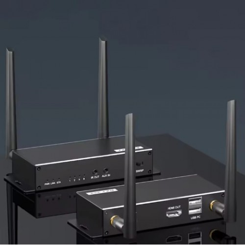 

Удлинитель KS-IS HDMI 180м (KS-827P) чёрный, Удлинитель HDMI 180м беспроводной