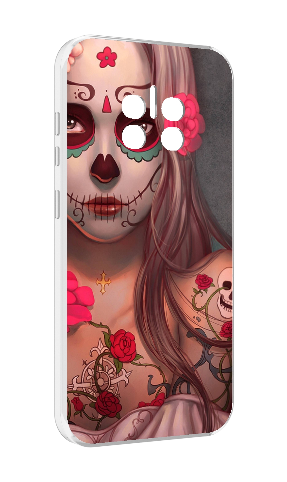 

Чехол MyPads девочка в рисунках для Doogee V11, Прозрачный, Tocco