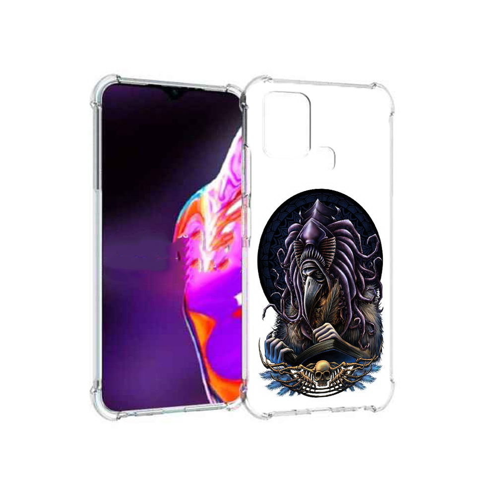 

Чехол MyPads Tocco для Infinix Hot 10s умный ворон, Прозрачный, Tocco