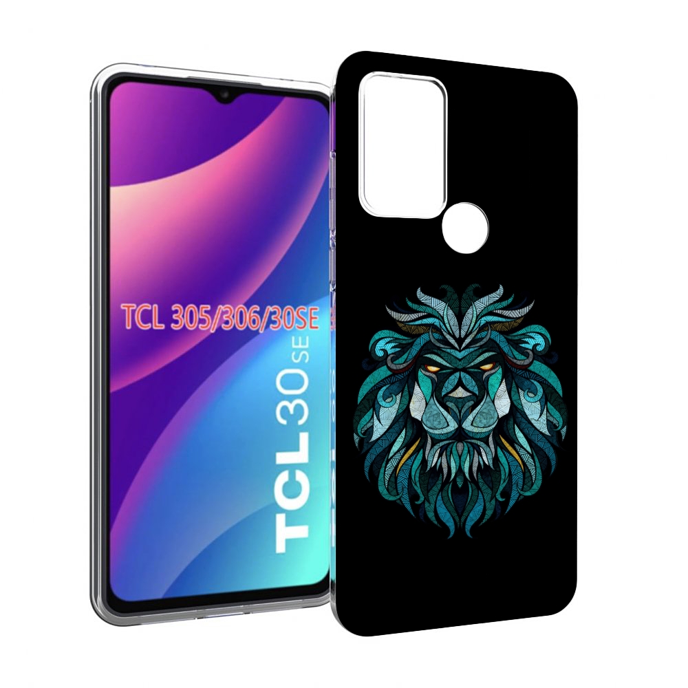

Чехол MyPads Лев-красивый-зеленый для TCL 30SE / TCL 305 / TCL 306 / TCL 30E, Tocco