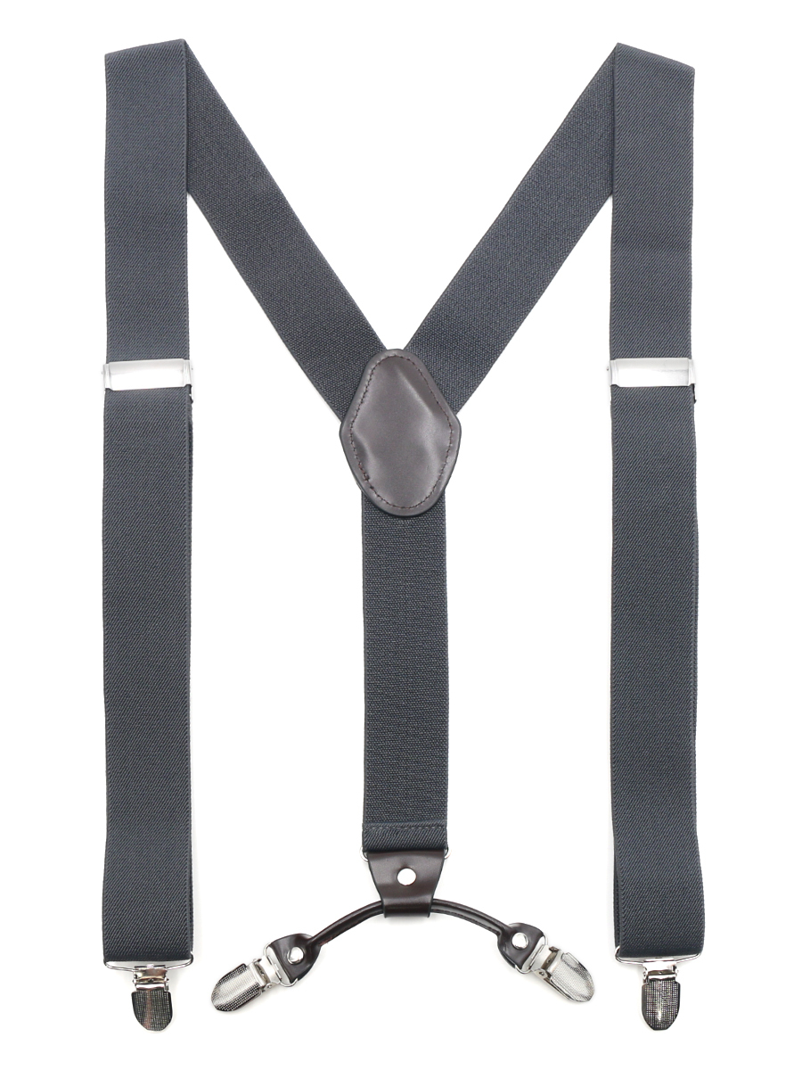 Подтяжки унисекс GENTLETEAM Suspenders-2 серые