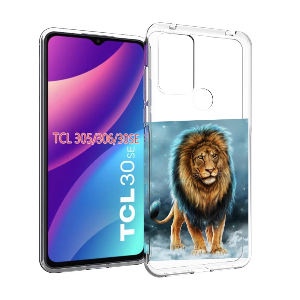 

Чехол MyPads Лев-в-тумане для TCL 30SE/305/306/30E, Tocco
