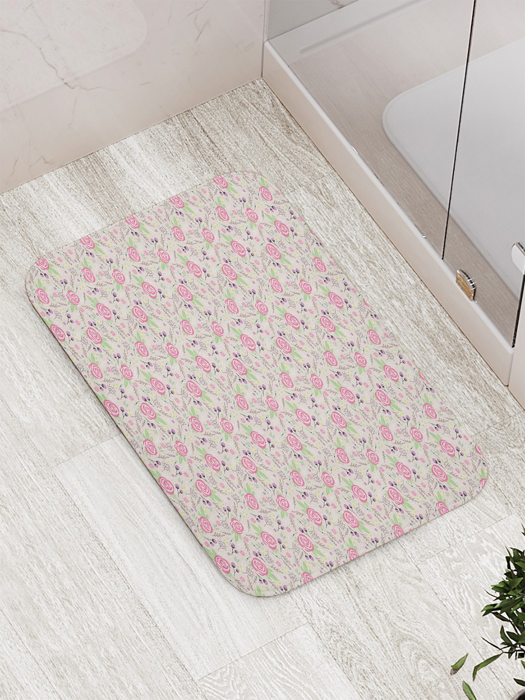 

Коврик противоскользящий для ванной, сауны, бассейна, 77х52 см bath_65557 JoyArty
