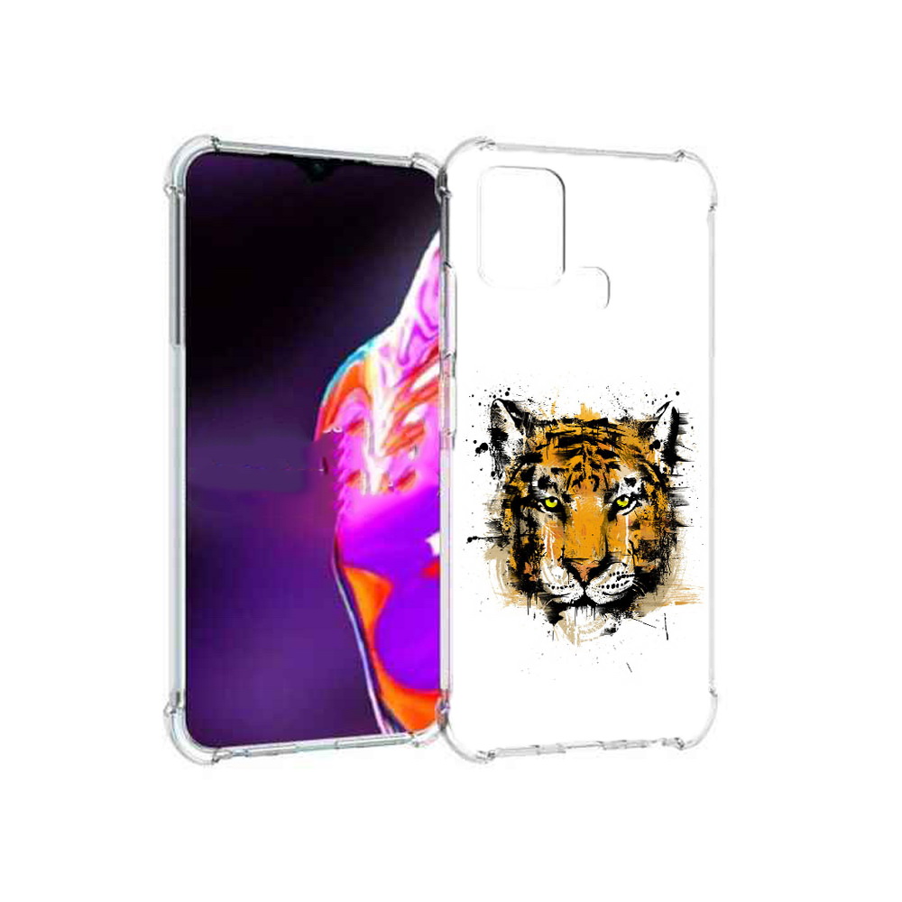 

Чехол MyPads Tocco для Infinix Hot 10s тигруля, Прозрачный, Tocco