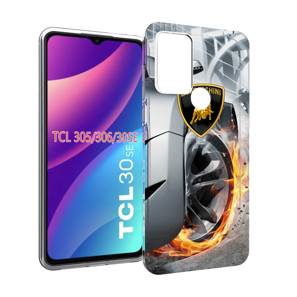 

Чехол MyPads Ламборгини мужской для TCL 30SE/305/306/30E, Tocco