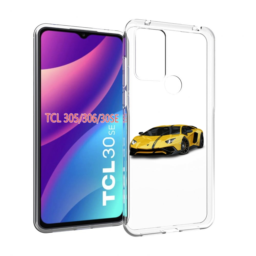 

Чехол MyPads Ламбо мужской для TCL 30SE / TCL 305 / TCL 306 / TCL 30E, Tocco