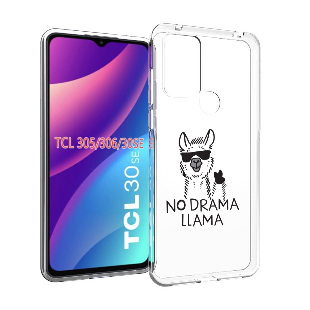 

Чехол MyPads Лама для TCL 30SE / TCL 305 / TCL 306 / TCL 30E, Tocco