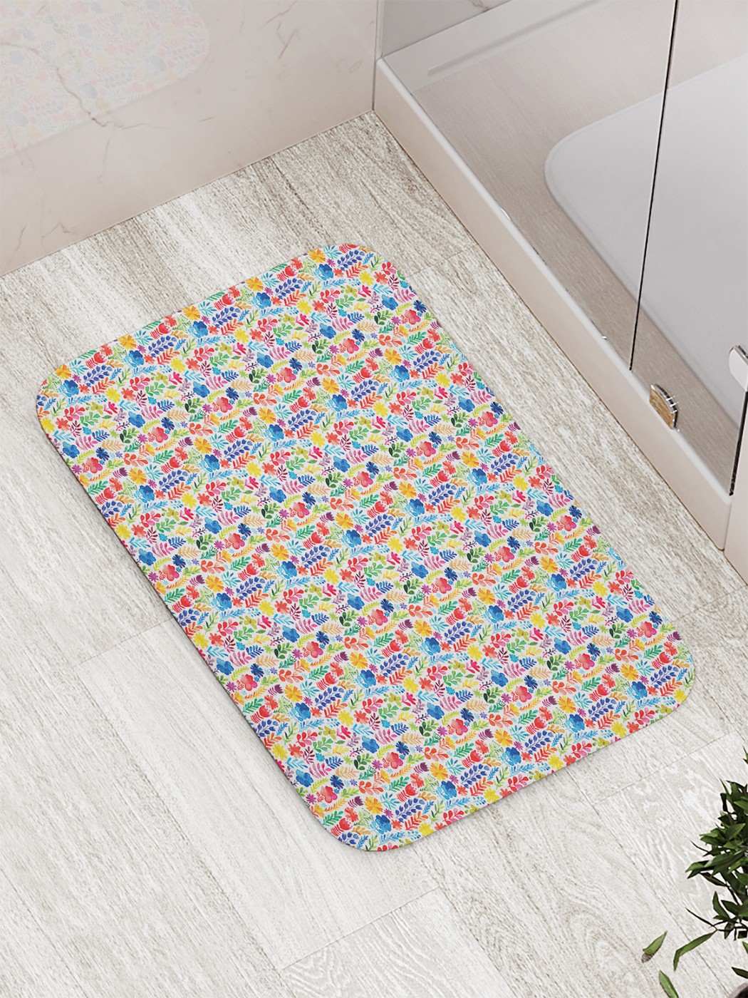 

Коврик противоскользящий для ванной, сауны, бассейна, 77х52 см bath_65532 JoyArty