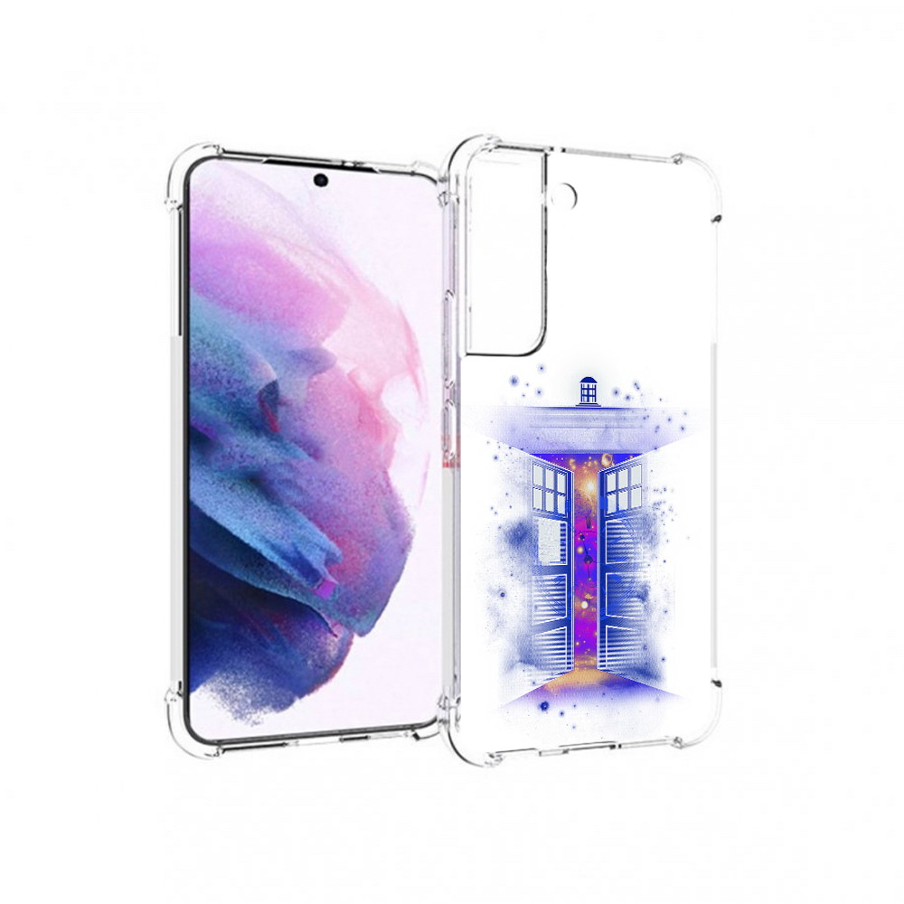 

Чехол MyPads Tocco для Samsung Galaxy S22 фиолетовый уголок абстракция (PT194926.508.659), Прозрачный, Tocco