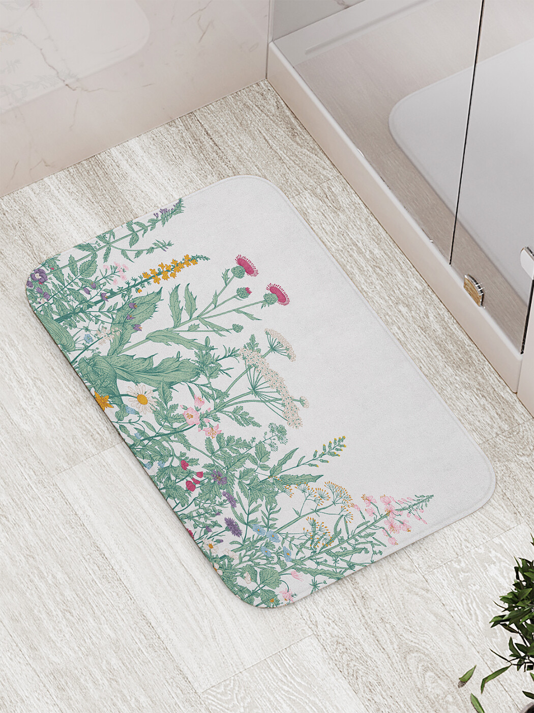 

Коврик противоскользящий для ванной, сауны, бассейна, 77х52 см bath_65521 JoyArty