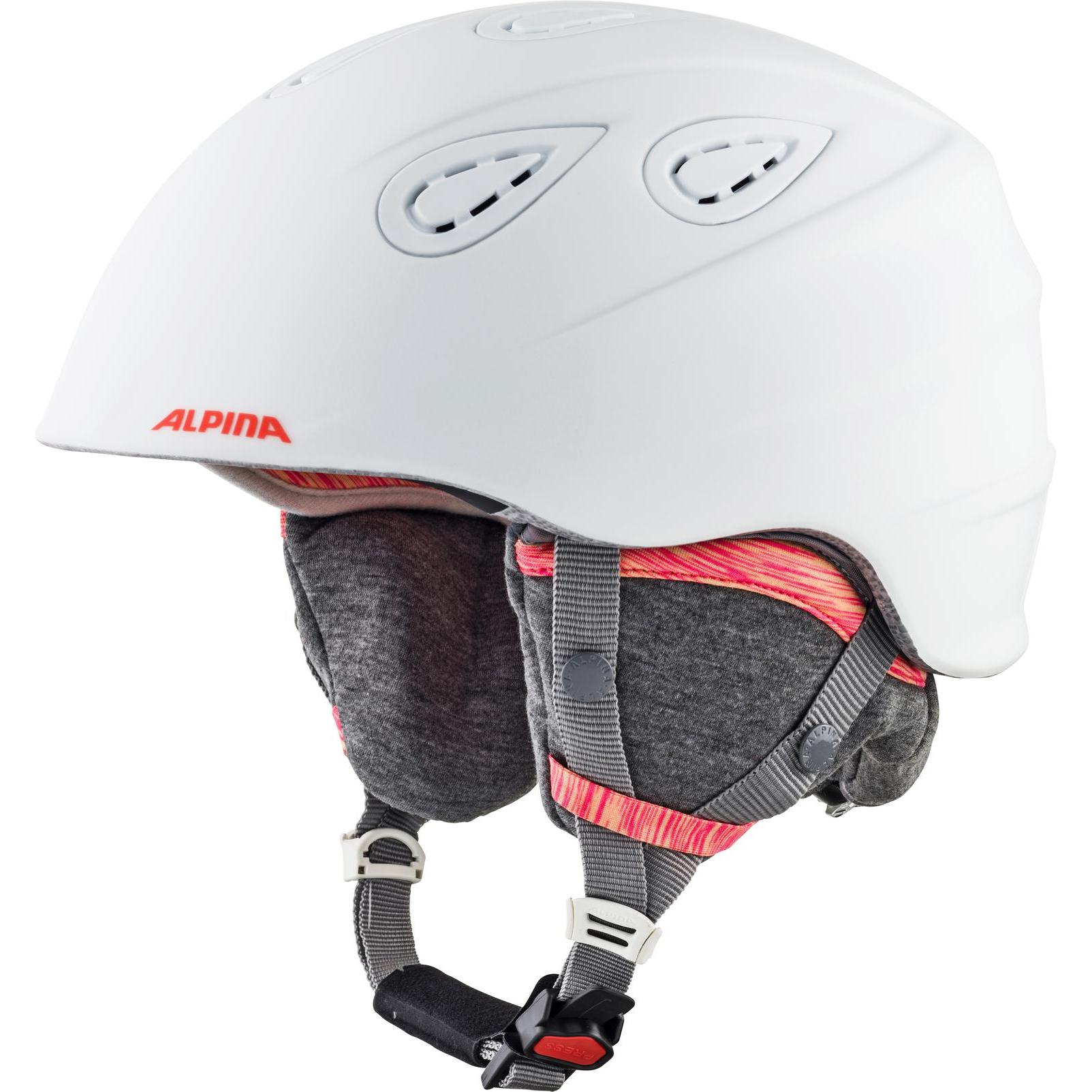 фото Горнолыжный шлем alpina grap 2.0 l.e. 2021, white/flamingo matt, m/l