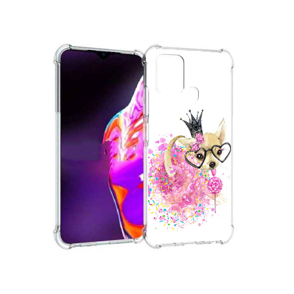 

Чехол MyPads Tocco для Infinix Hot 10s сладкая принцесса, Прозрачный, Tocco