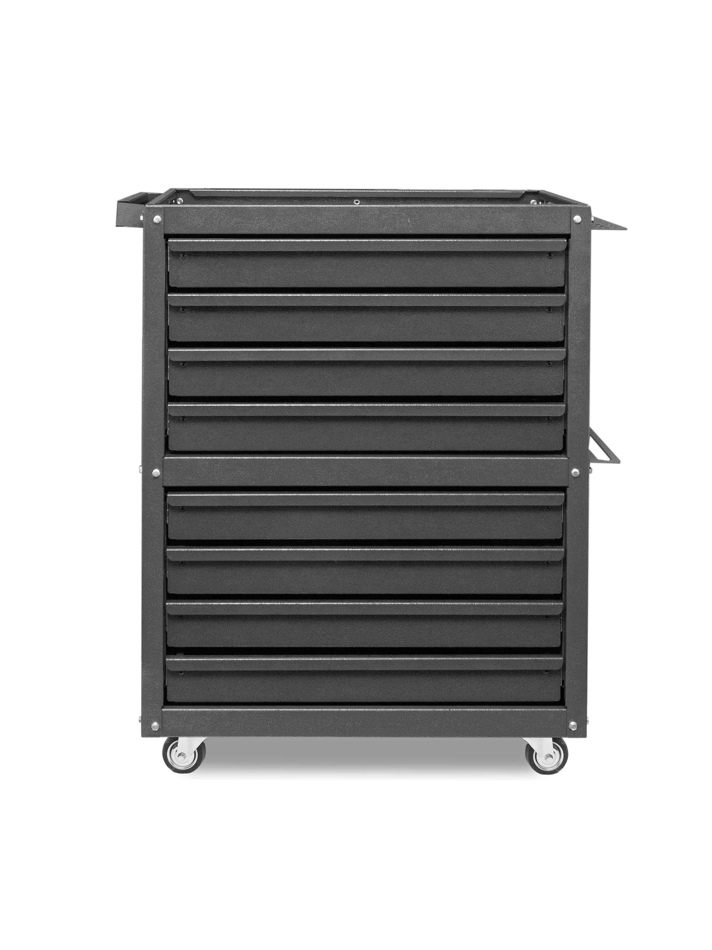 

Тележка для инструментов на колесах Hard Steel с 8 ящиками, 70*45*82 см, серая, Серый, HardSt-TR-BX6