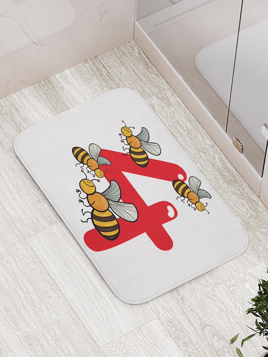 

Коврик противоскользящий для ванной, сауны, бассейна, 77х52 см bath_65314 JoyArty