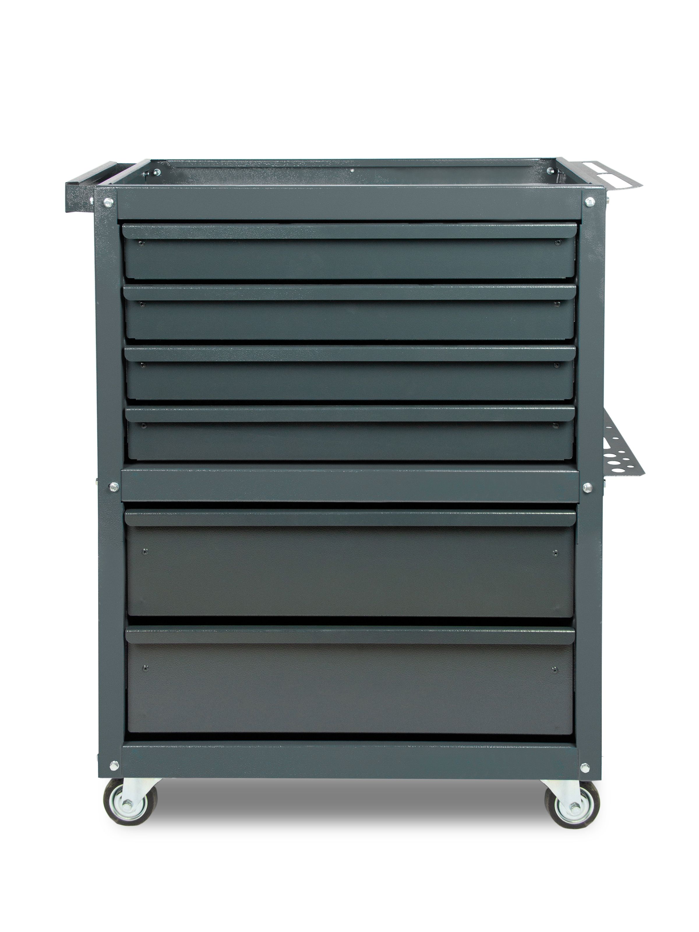 

Тележка для инструментов на колесах Hard Steel с 6 ящиками, 70*45*82 см, серая, Серый, HardSt-TR-BX6