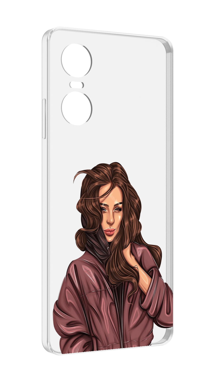 

Чехол Mypads Арт-Рисунок-Девушки Для Tecno Pop 6 Pro, Прозрачный, Tocco