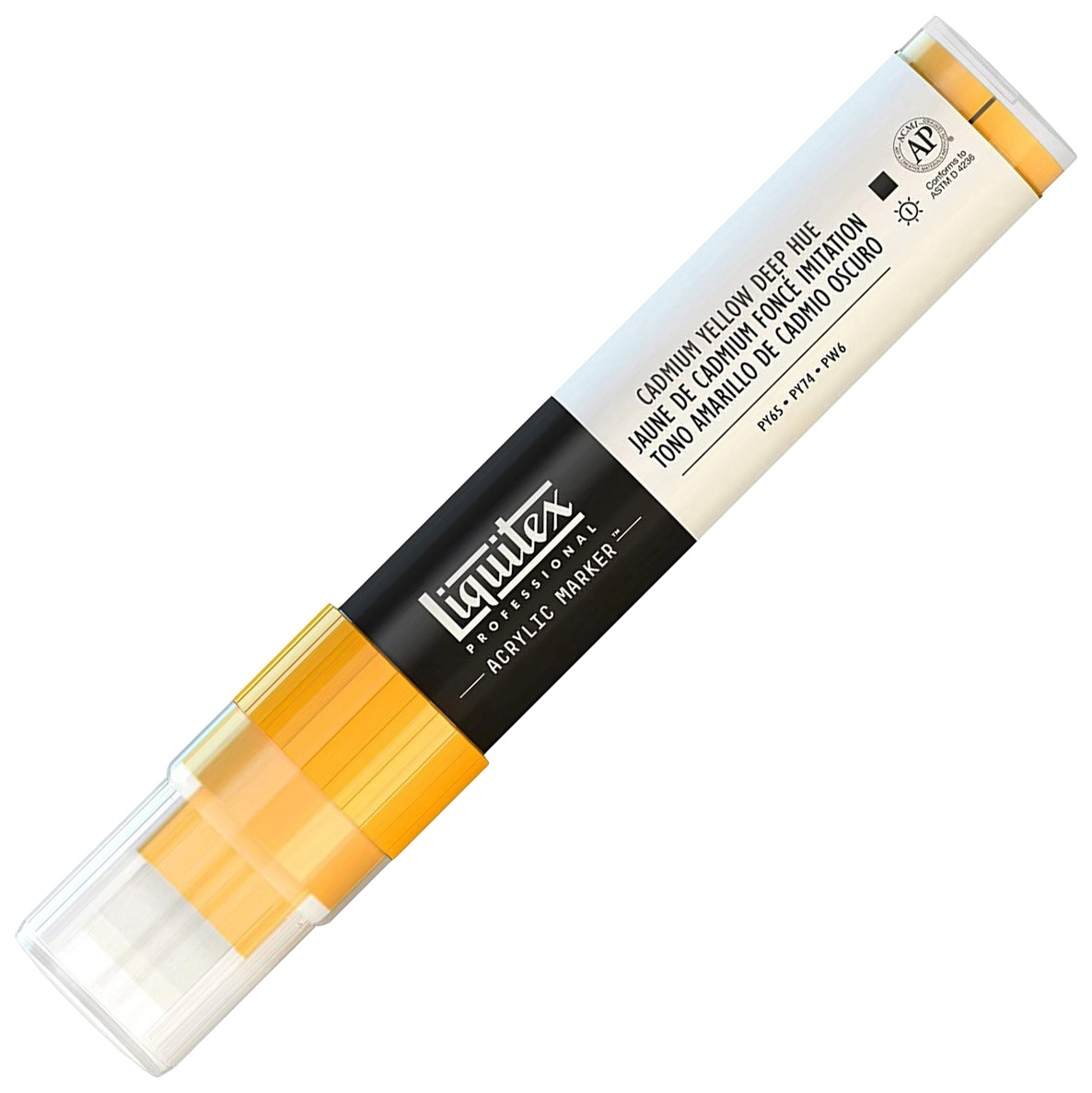 фото Маркер акриловый liquitex paint marker wide 15 мм lqtx-4610163 кадмий желтый темный