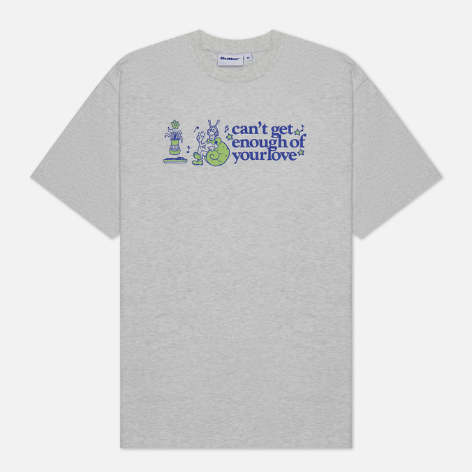 

Футболка мужская Butter Goods Can't Get Enough серая XL, Can't Get Enough