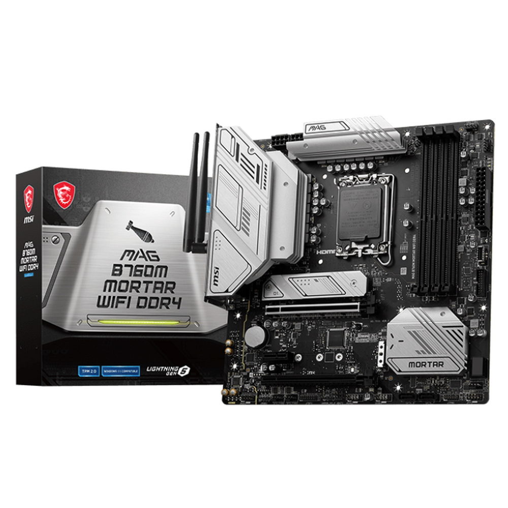 фото Материнская плата msi mag b760m mortar wifi ddr4