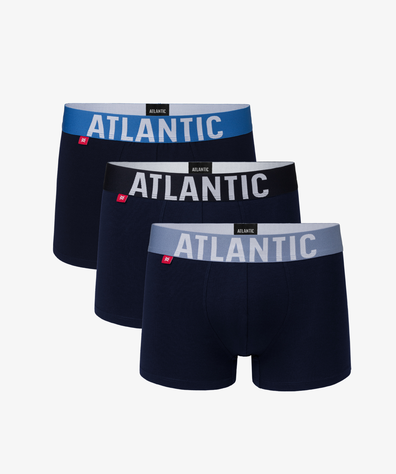 

Комплект трусов мужских АTLANTIC 3SMH-003 синих S, 3SMH-003
