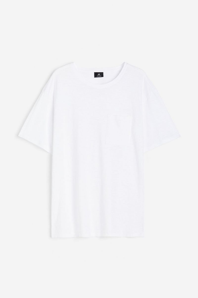 

Футболка мужская H&M 1151239 белая XS, Белый, 1151239