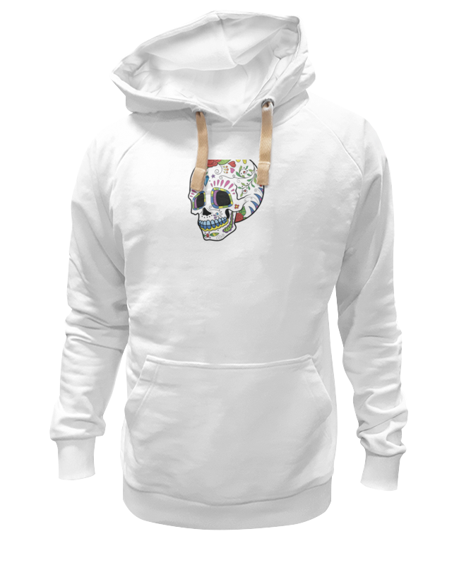 

Худи унисекс Printio Skull белое S, Белый, Skull