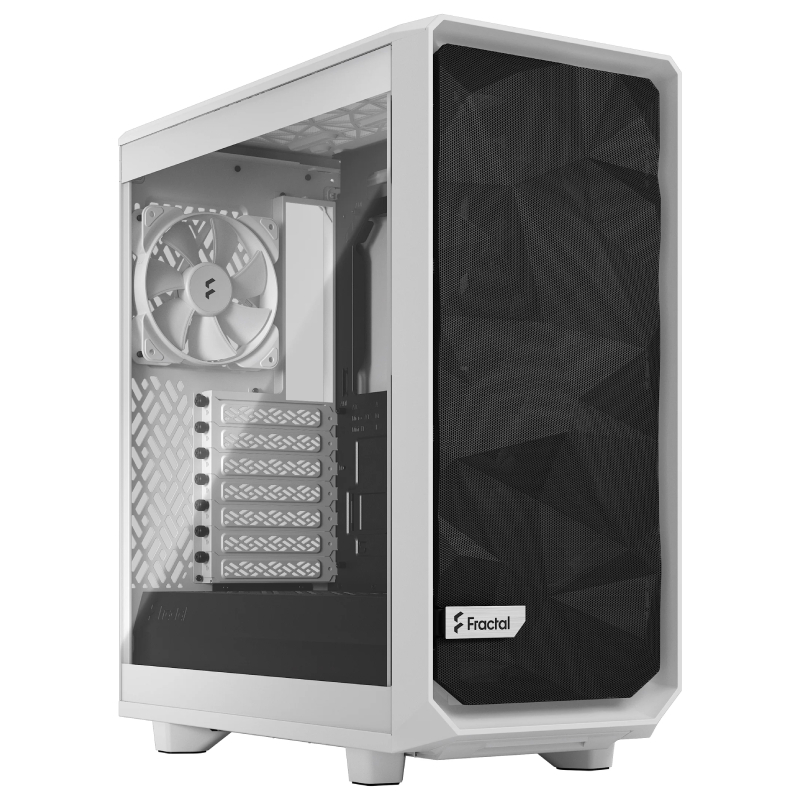 Корпус компьютерный Fractal Design Meshify 2 Compact Lite (FD-C-MEL2C-04) White