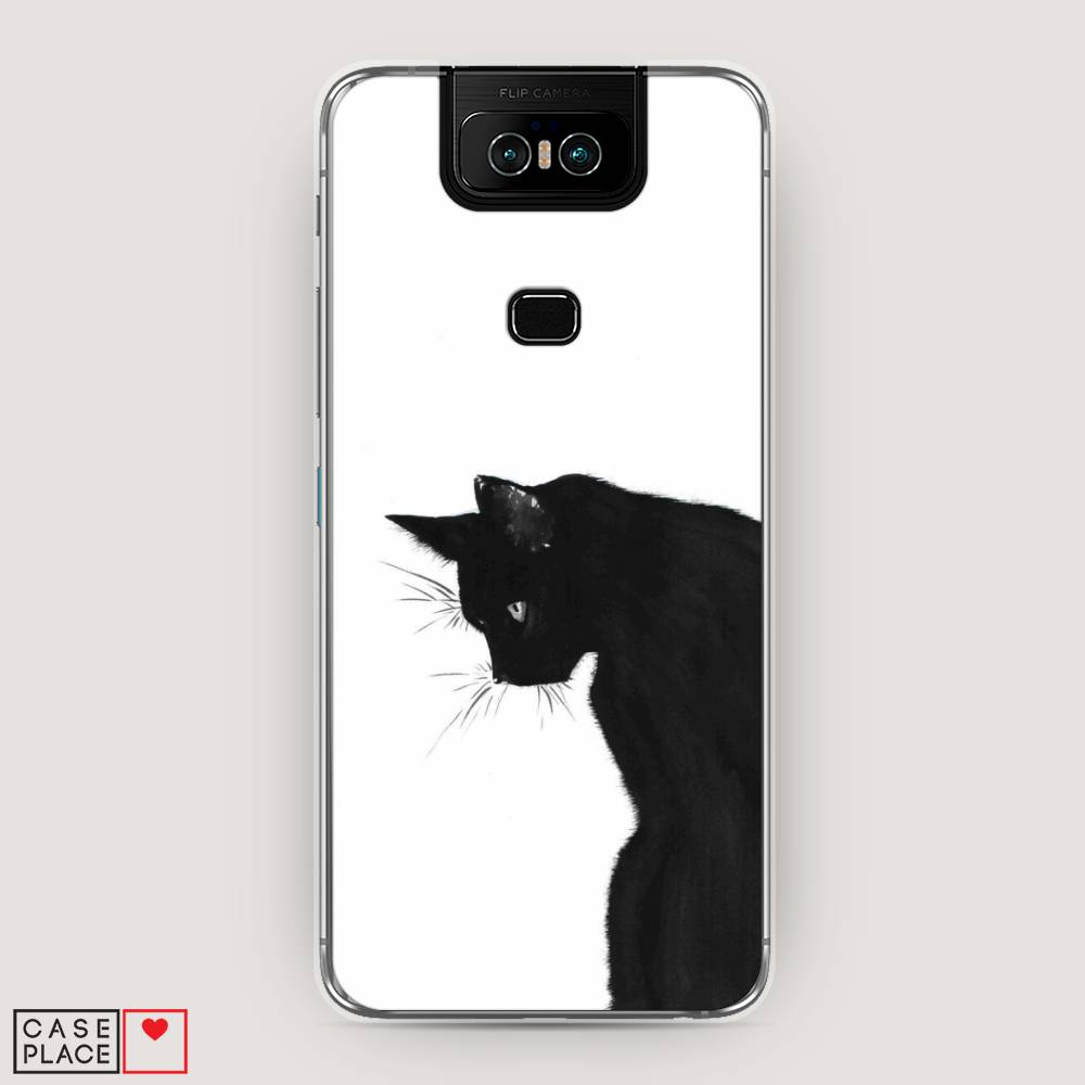 фото Чехол awog "black cat" для asus zenfone 6 zs630kl