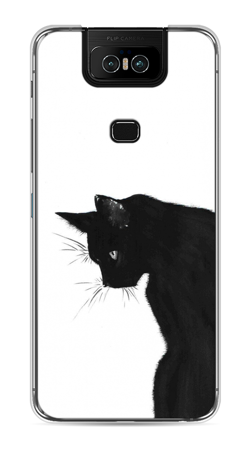 

Чехол Awog на Asus Zenfone 6 ZS630KL "Black cat", Черный;белый, 43950-1