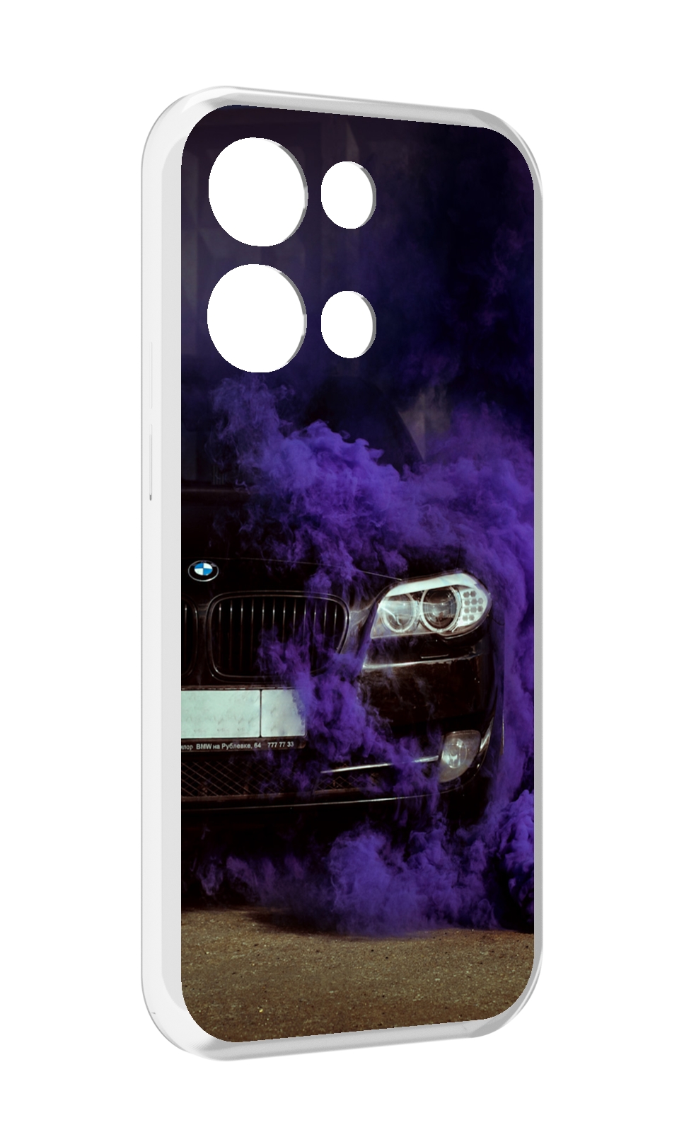 

Чехол MyPads бмв-с-фиолетовым-дымом мужской для OPPO Reno8 Pro, Прозрачный, Tocco