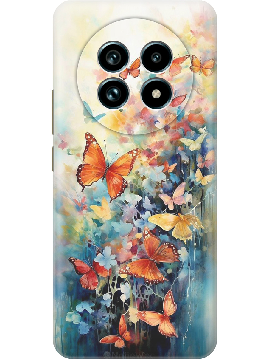 

Силиконовый чехол на Realme 13 Pro+ с принтом "Бабочки акварелью", Прозрачный;желтый;красный;синий, 784808591