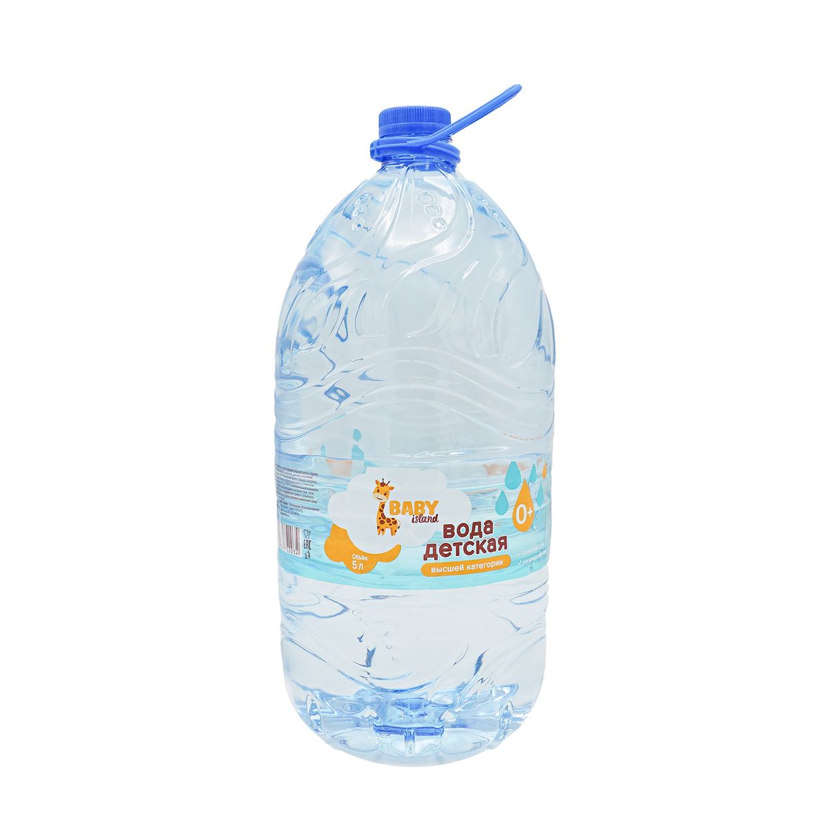 Детская питьевая вода О'кей Baby island негазированная с рождения 5 л
