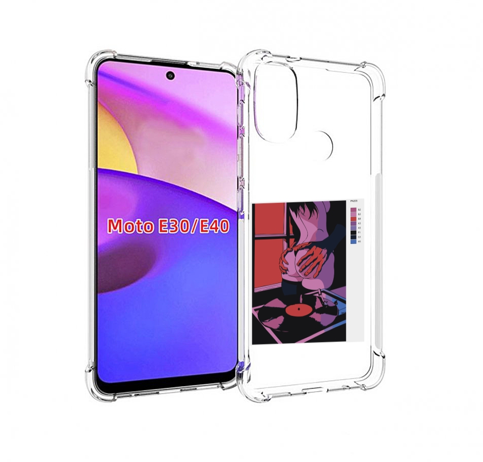 

Чехол бампер MyPads девушка красивая сзади женский для Motorola, Прозрачный, Tocco