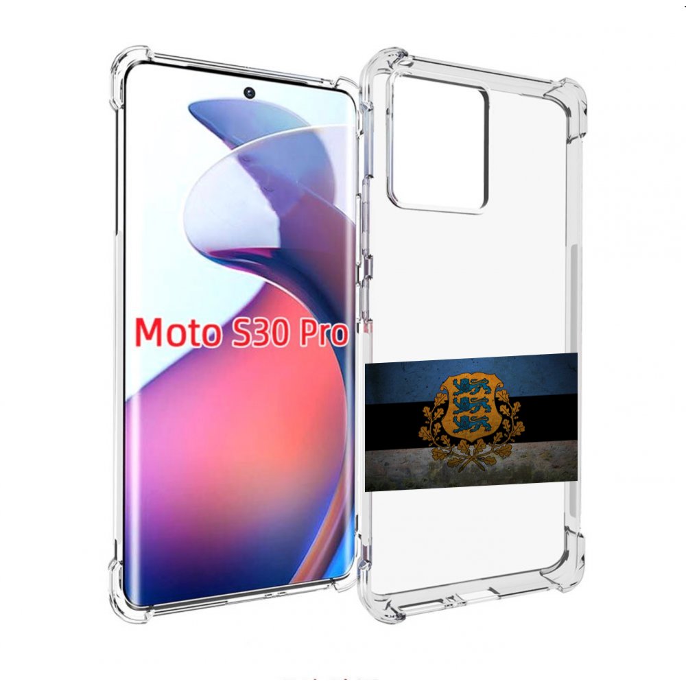 

Чехол MyPads герб флаг эстонии-1 для Motorola Moto S30 Pro, Прозрачный, Tocco