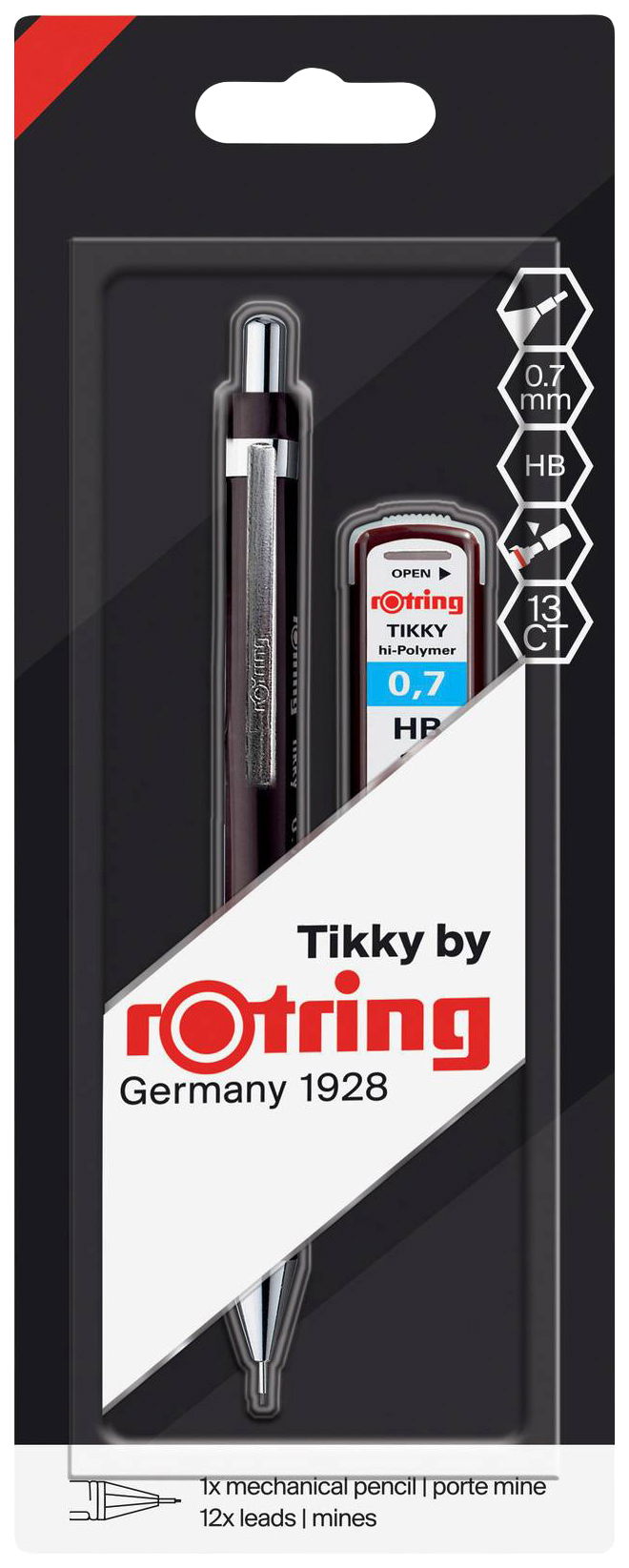 

Набор Rotting Tikky 0,7 мм черный, 1904814