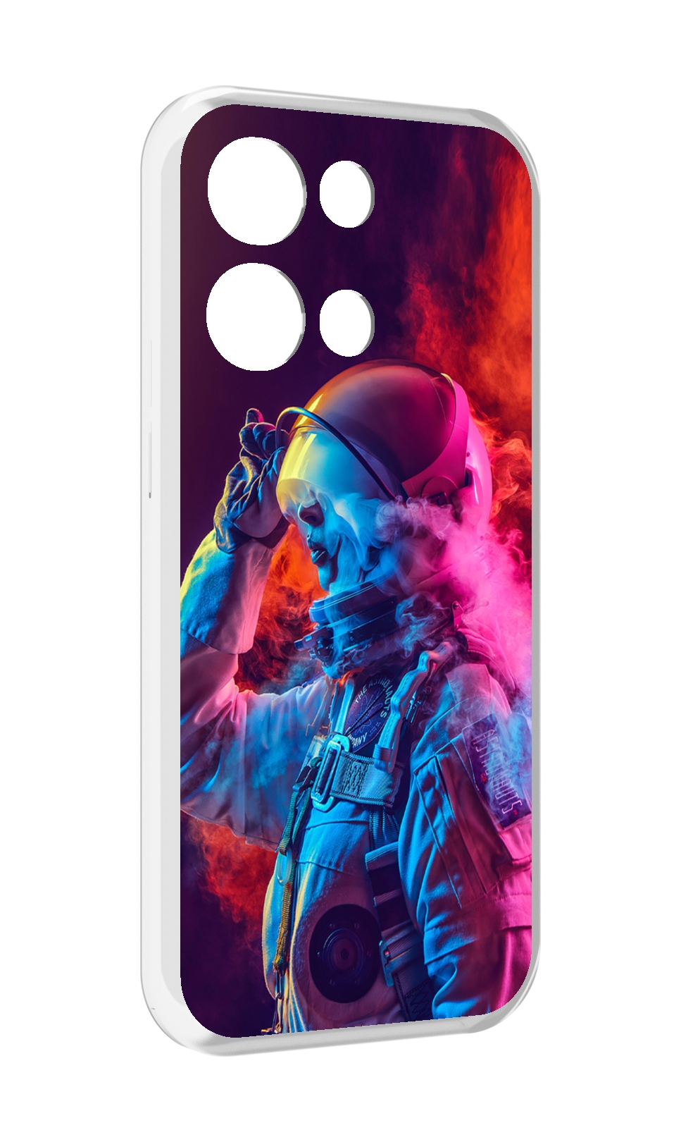 

Чехол MyPads астронавт в дыму для OPPO Reno8 Pro, Прозрачный, Tocco