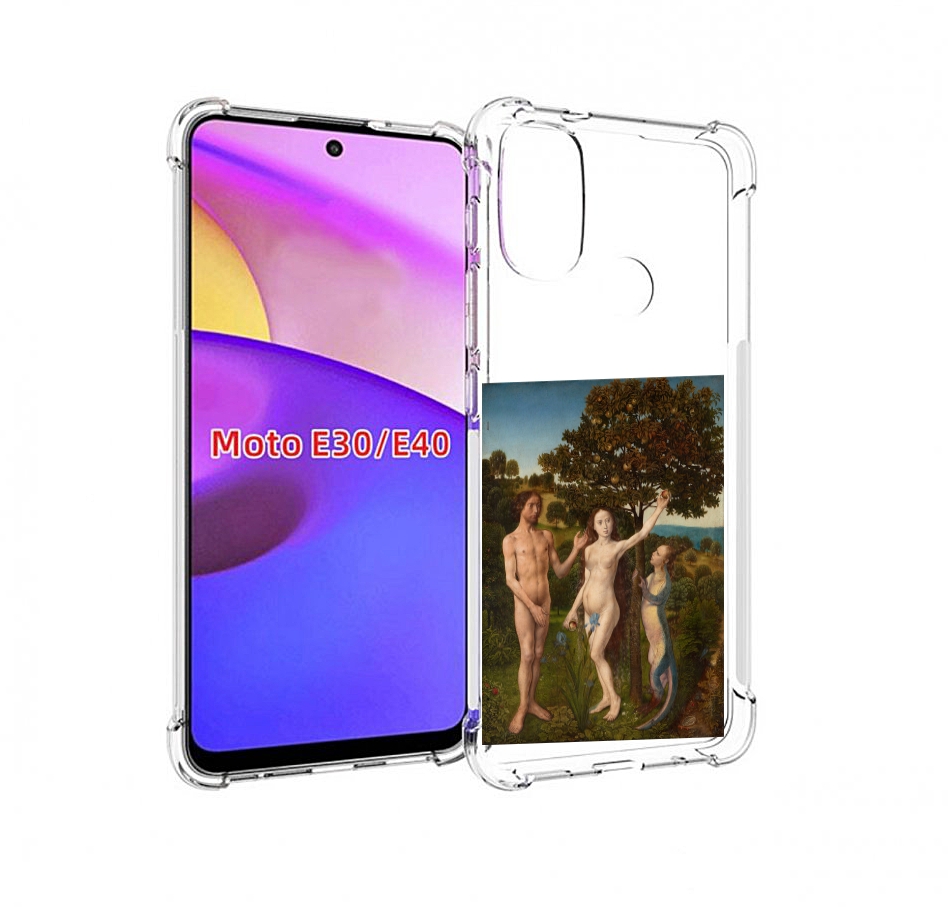 

Чехол бампер MyPads грехопадение для Motorola Moto E30., Прозрачный, Tocco