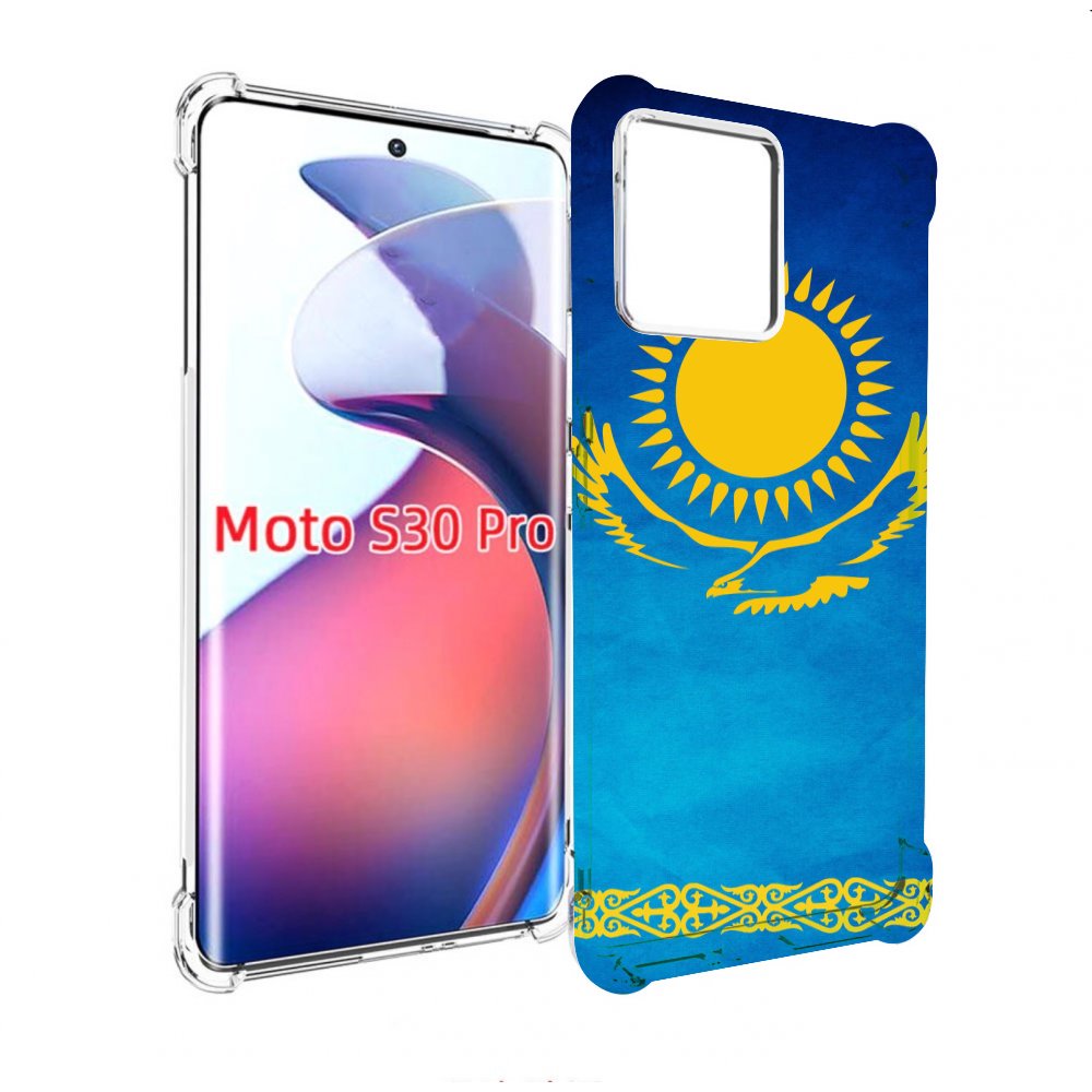 

Чехол MyPads герб и флаг казахстана для Motorola Moto S30 Pro, Прозрачный, Tocco
